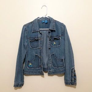 Embroidered Denim Jacket